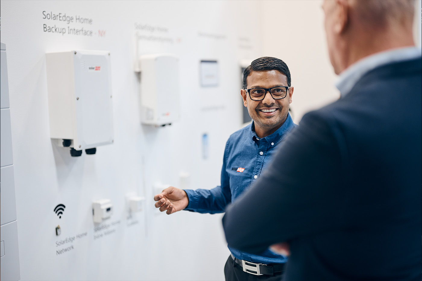 Visitor and exhibitor at Elfack